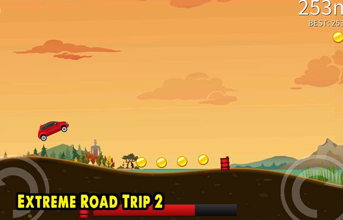 Trong Extreme Road Trip 2 sẽ có một số yếu tố đua xe phi logic