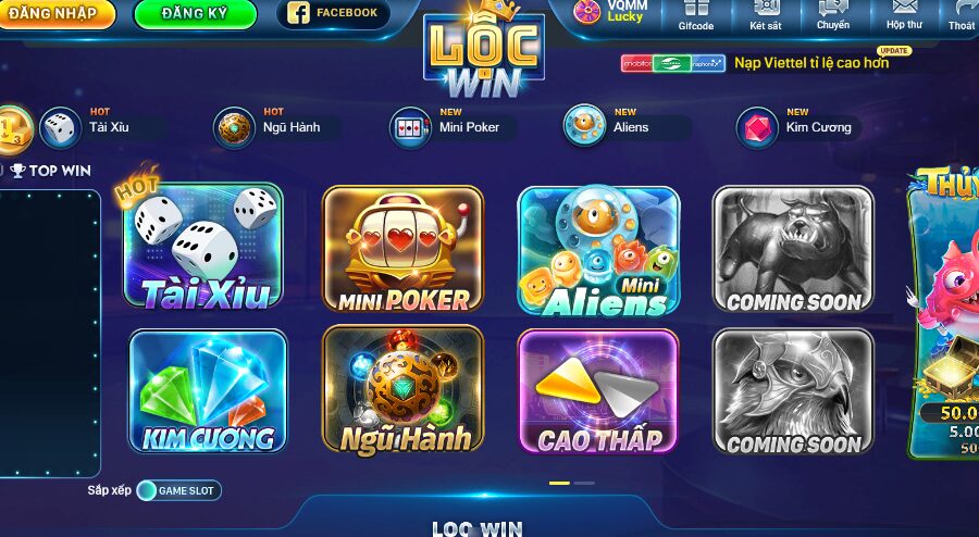 game bài lộc win chơi hay nhất