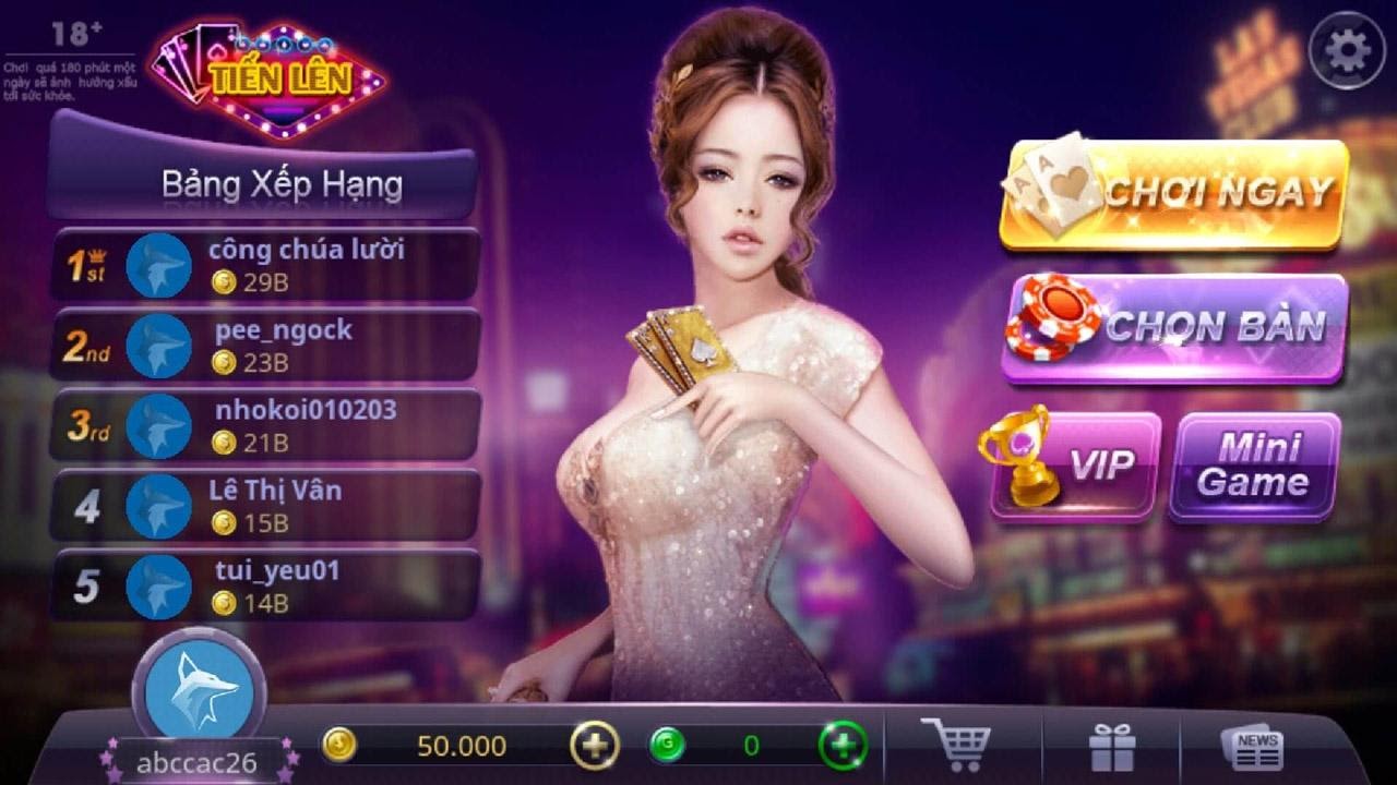 Game đánh bài